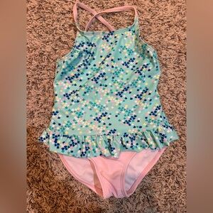 Colorful Kids Swimwear with Ruffle Detail